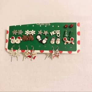 NWT Claire’s Christmas Earrings Partial Set - 28
